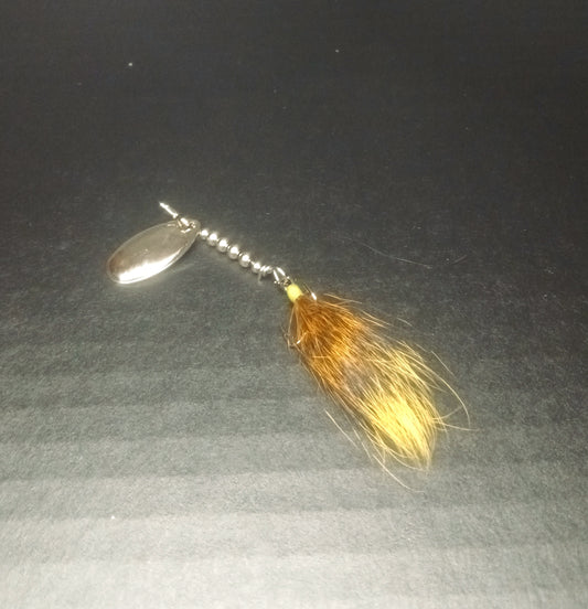 #2 Yellow Tip Squirrel Tail Spinner