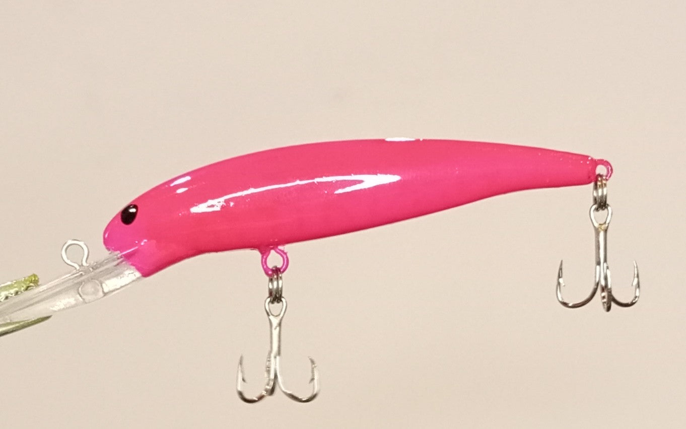 Walleye Diver Jerkbait Rasberry
